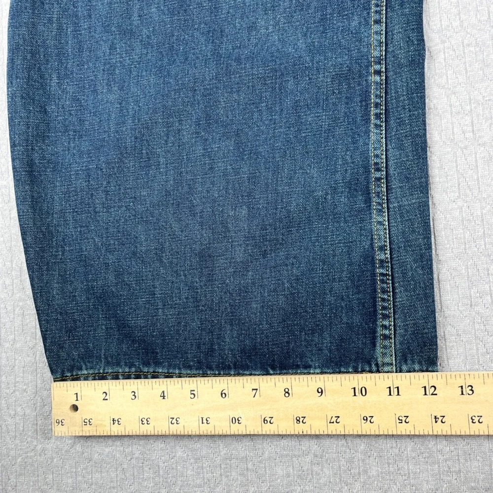 New Zara baggy balloon wide leg Jeans Women 31 Blue High Rise Button Fly Denim - Picture 7 of 15
